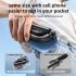 RTAKO - Q10R Mini Selfie Stick Pocket-sized 65CM- portable anti-shake, selfie live broadcast - Black